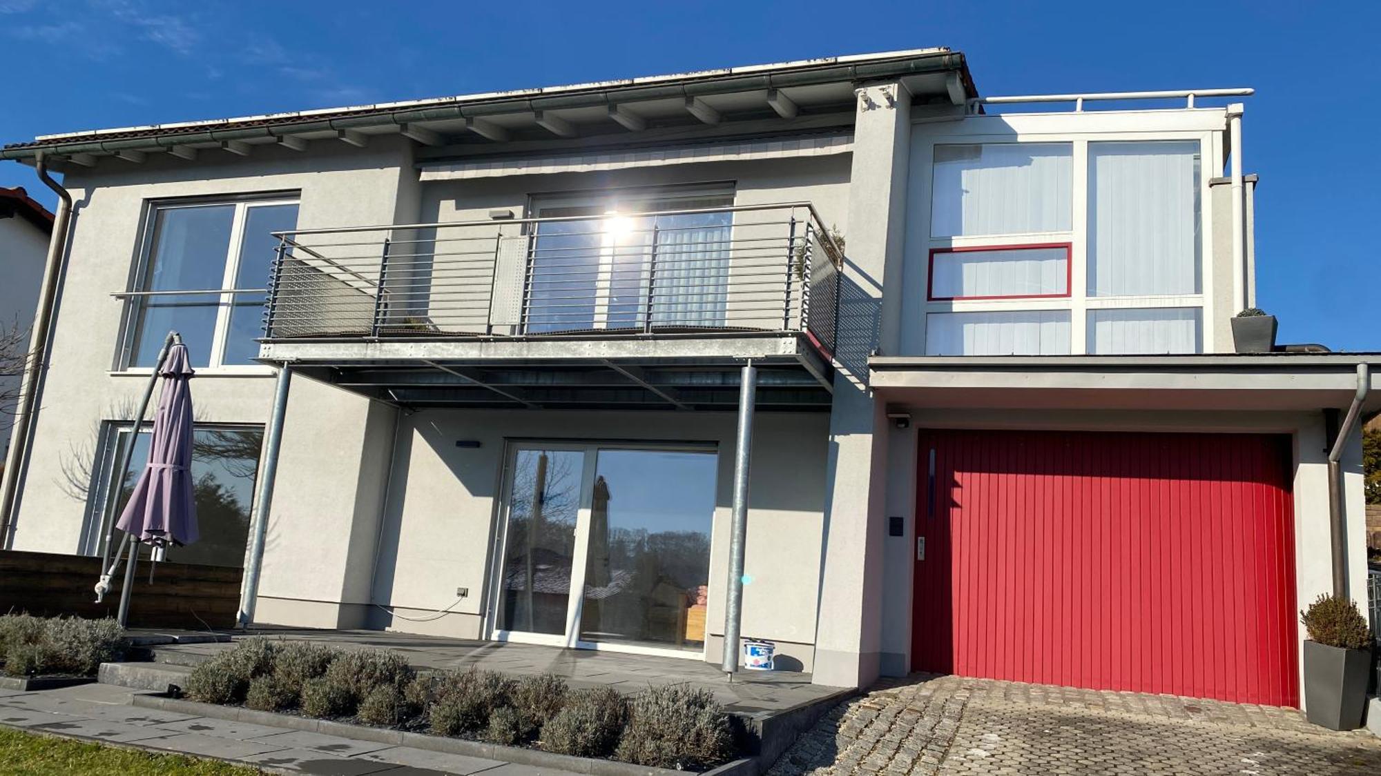 Fewo Luxus Wohnung Im Eigenen Ferienhaus, 120 Qm, Naehe Regensburg Mit Balkon, Terrasse & Garten, Gute Zuganbindung Laber Exterior foto